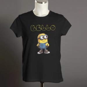 FELIZ Bello Minion Black Casual T Shirt Best Casual T Shirts