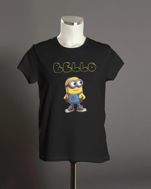 FELIZ Bello Minion Black Casual T Shirt Best Casual T Shirts