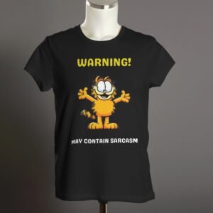 FELIZ Garfield Black Casual T Shirt Best Casual T Shirts