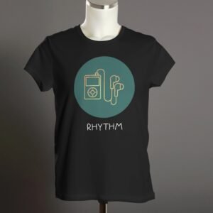 FELIZ IPod Rhythm Music Black Casual T Shirt Best Casual T Shirts